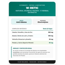W-Retic Herbal Formula 90 Cápsulas - VitOBest ¡Envíos Gratis!