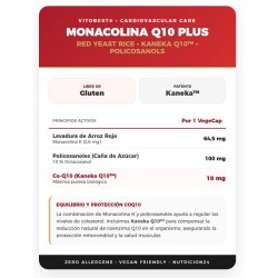 Monacolina Q10 Plus 50 Vcaps - Vitobest Frete grátis!
