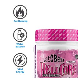 Hellcore Drink Mujer Thermogenic 300g - Vitobest Frete grátis!