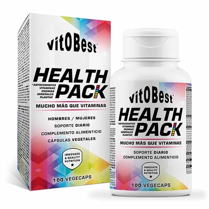 Health Pack Multivitamínico 100 Vcaps - VitOBest  Frete grátis!