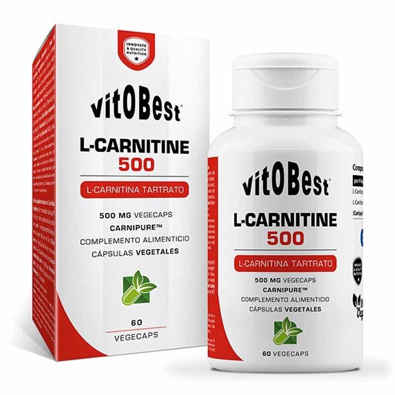 L-Carnitine 500 60 Vcps - Vitobest