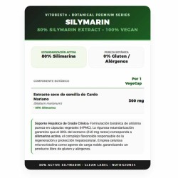 Silymarin Cardo Mariano 60 Vegecaps- Vitobest Frete grátis!