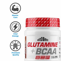 Glutamina + BCAA Complex 500gr - VitoBest Frete grátis!