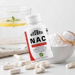 NAC N-Acetilcisteína 100 Vcaps - VitOBest Frete grátis!