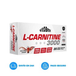 L-Carnitine 3000 - 20x10 ml - VitOBest Frete grátis!