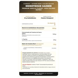 Monster Monstrous Gainer 3Kg - VitoBest Carbohidrato Frete grátis!