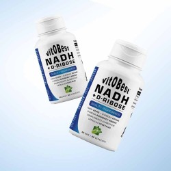 NADH+D-Ribose 60 VegeCaps - Vitobest Frete grátis!