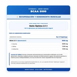 BCAA 5000 100 TripleCaps - Vitobest ¡Envíos Gratis!