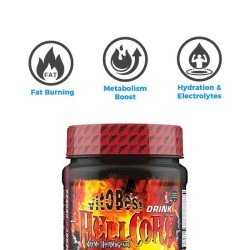 Hellcore Drink Thermogenic 300g - Vitobest Frete grátis!