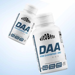DAA (D-Aspartic Acid + Zinc) 90 caps -  Vitobest ¡Envíos Gratis!