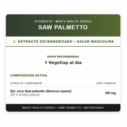 Saw Palmetto 60 Vcaps - VitOBest Frete grátis!