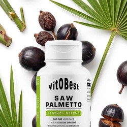 Saw Palmetto 60 Vcaps - VitOBest Frete grátis!
