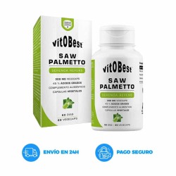 Saw Palmetto 60 Vcaps - VitOBest Frete grátis!