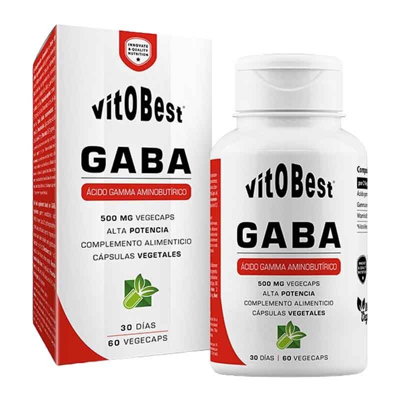 GABA Ácido Gamma-Aminobutírico 60 Caps - VitOBest
