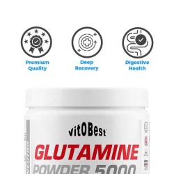 Glutamina Powder 5000 200gr - VitoBest Frete grátis!