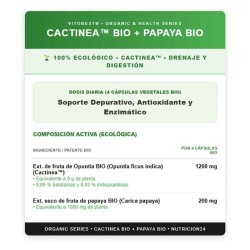 Cactinea Bio & Papaya Bio 45 Vcaps - Vitobest ¡Envíos Gratis!