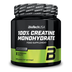 100% Creatine Monohydrate 500 g sin sabor - imagen oficial BioTechUSA