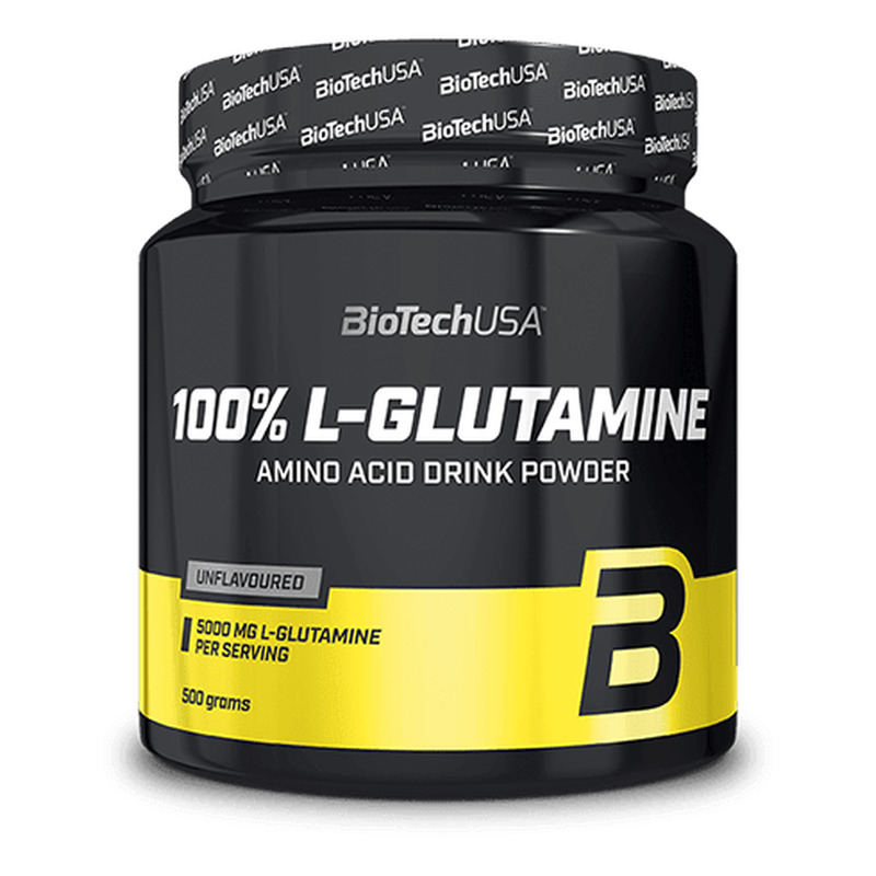 100% L-Glutamine 500 g - imagen oficial BioTechUSA