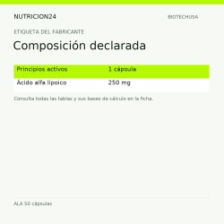 ALA 50 cápsulas - El producto de un vistazo | Nutricion24