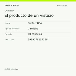 ALC 60 cápsulas - El producto de un vistazo | Nutricion24