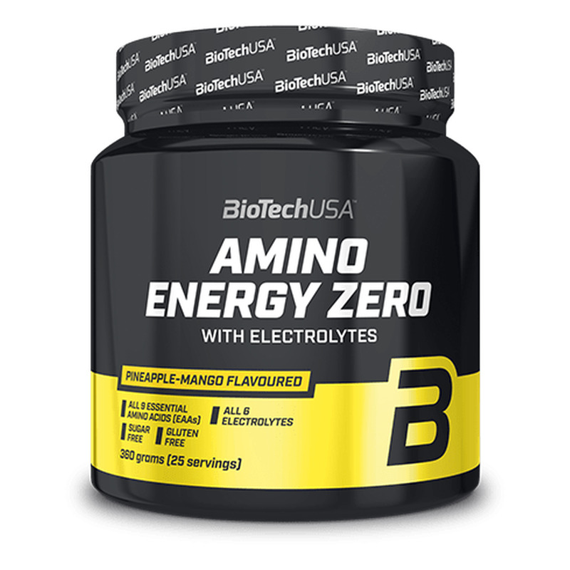 Amino Energy Zero with electrolytes bebida en polvo 360 g - imagen oficial BioTechUSA