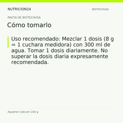 Aquamin Calcium 240 g - Cómo tomarlo | Nutricion24