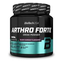 Arthro Forte bebida en polvo 340 g - grosella negra - imagen oficial BioTechUSA