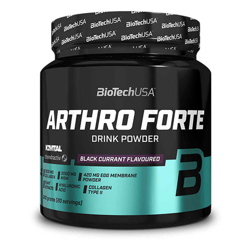 Arthro Forte bebida en polvo 340 g - grosella negra - imagen oficial BioTechUSA