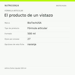 Arthro Forte Líquido 500 ml - El producto de un vistazo | Nutricion24
