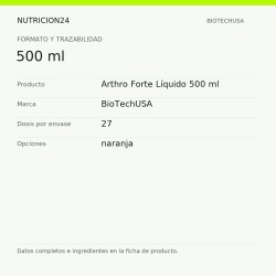 Arthro Forte Líquido 500 ml - 500 ml | Nutricion24