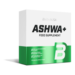 Ashwa+ 30 megacápsulas - imagen oficial BioTechUSA