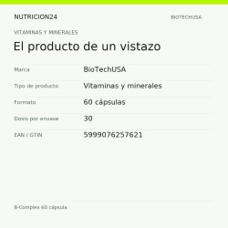 B-Complex 60 cápsula - El producto de un vistazo | Nutricion24