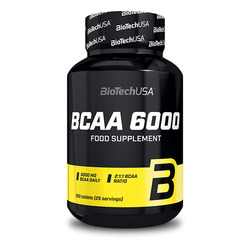 BCAA 6000 100 tabletas - imagen oficial BioTechUSA