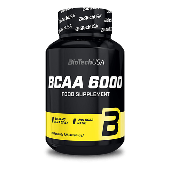 BCAA 6000 100 tabletas - imagen oficial BioTechUSA