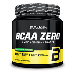 BCAA Zero aminoácidos en polvo 360 g - kiwi-lima - imagen oficial BioTechUSA