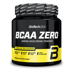 BCAA Zero aminoácidos en polvo 360 g - té helado de limón - imagen oficial BioTechUSA