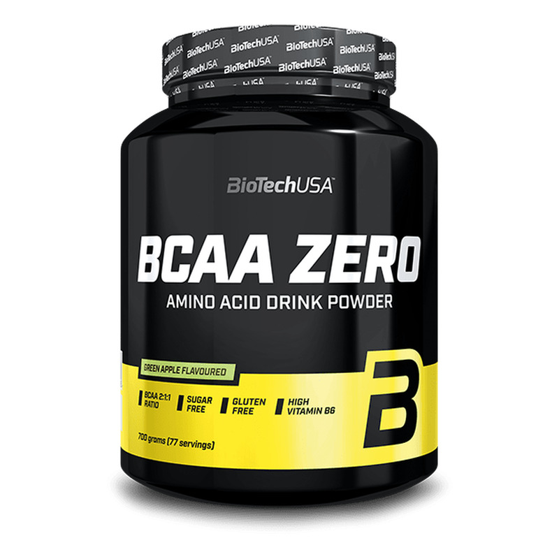 BCAA Zero aminoácidos en polvo 700 g - manzana verde - imagen oficial BioTechUSA