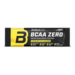 BCAA Zero aminoácidos en polvo 9 g - té helado de limón - imagen oficial BioTechUSA
