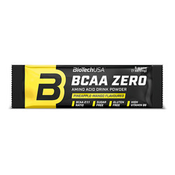 BCAA Zero aminoácidos en polvo 9 g - piña-mango - imagen oficial BioTechUSA