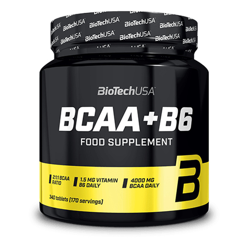BCAA+B6 340 tabletas - imagen oficial BioTechUSA