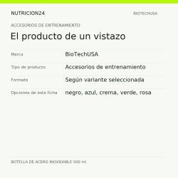 BOTELLA DE ACERO INOXIDABLE 500 ml - El producto de un vistazo | Nutricion24