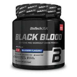 Black Blood CAF+ bebida en polvo 300 g - arándano - imagen oficial BioTechUSA