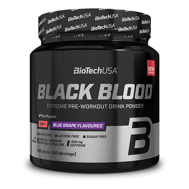 Black Blood CAF+ bebida en polvo 300 g - uva negra - imagen oficial BioTechUSA