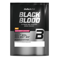 Black Blood NOX+ bebida en polvo 20 g - ruby-berry - imagen oficial BioTechUSA