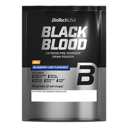 Black Blood NOX+ bebida en polvo 20 g - arándano-lima - imagen oficial BioTechUSA