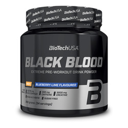 Black Blood NOX+ bebida en polvo 340 g - arándano-lima - imagen oficial BioTechUSA