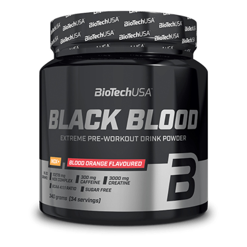 Black Blood NOX+ bebida en polvo 340 g - naranja sanguina - imagen oficial BioTechUSA