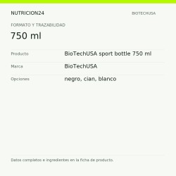 BioTechUSA sport bottle 750 ml - 750 ml | Nutricion24