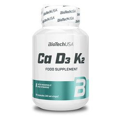 Ca D3 K2 90 cápsulas - imagen oficial BioTechUSA