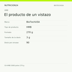 CA-HMB 3000 polvo 270 g - El producto de un vistazo | Nutricion24